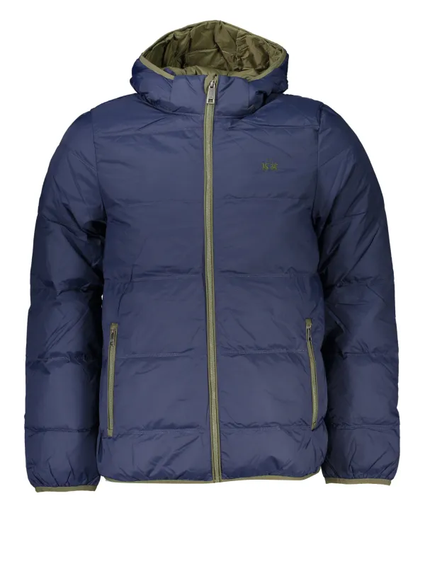 "LA MARTINA Jacken im Sale | Winterjacke LA MARTINA Navy-Oliv mit Kapuze und Isolierung online kaufen"|Planet-Deluxe