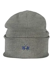 "LA MARTINA Caps & Mützen im Sale | LA MARTINA Graue Beanie mit Stickerei online kaufen"|Planet-Deluxe