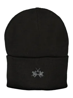 "LA MARTINA Beanie Schwarz – Klassischer Stil & Komfort"