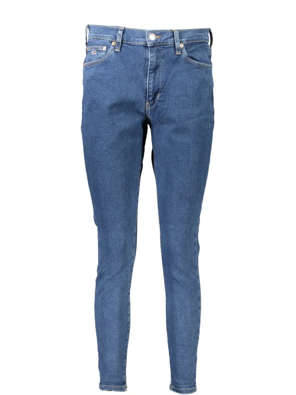 "Tommy Hilfiger Jeans im Sale | Tommy Hilfiger Sylvia Super Skinny Jeans DW0DW14793_BL1A5 – Hochtaillierte Denim mit Stickereien und ikonischem Logo, Perfekt  online kaufen"|Planet-Deluxe