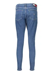 "Tommy Hilfiger Jeans im Sale | Tommy Hilfiger Sylvia Super Skinny Jeans DW0DW14793_BL1A5 – Hochtaillierte Denim mit Stickereien und ikonischem Logo, Perfekt  online kaufen"|Planet-Deluxe