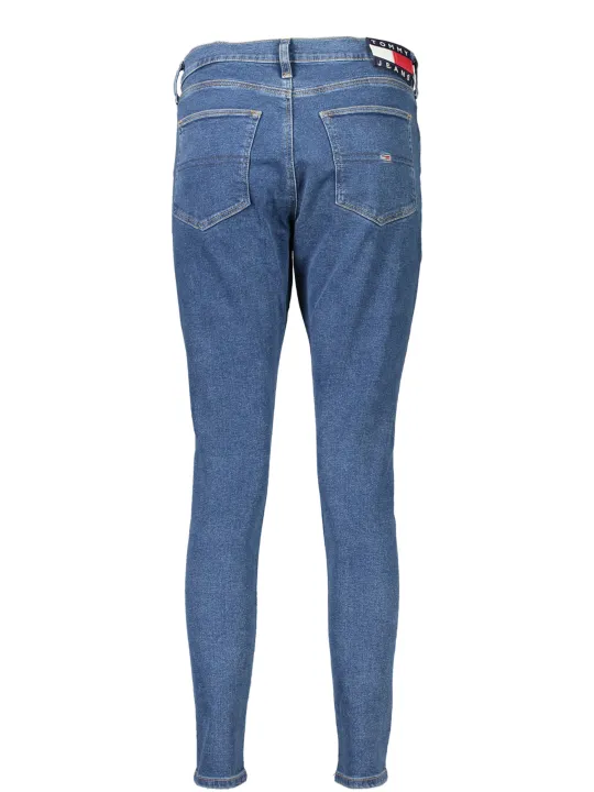 "Tommy Hilfiger Jeans im Sale | Tommy Hilfiger Sylvia Super Skinny Jeans DW0DW14793_BL1A5 – Hochtaillierte Denim mit Stickereien und ikonischem Logo, Perfekt  online kaufen"|Planet-Deluxe