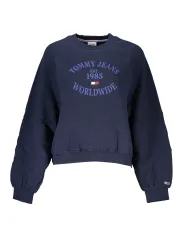 "Tommy Hilfiger Sweatshirts im Sale | Tommy Hilfiger DW0DW16137_BLC87 Damen Sweatshirt – Lässiger Langarm-Style mit Ikonischem Druck, Gebürsteter Innenseite & Run online kaufen"|Planet-Deluxe