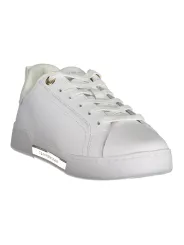 "Tommy Hilfiger Sneakers im Sale | Tommy Hilfiger Damen Sneaker FW0FW07634F_BIYBS - Weiß mit Goldakzenten, Zeitloser Stil und Komfort für jeden Tag online kaufen"|Planet-Deluxe