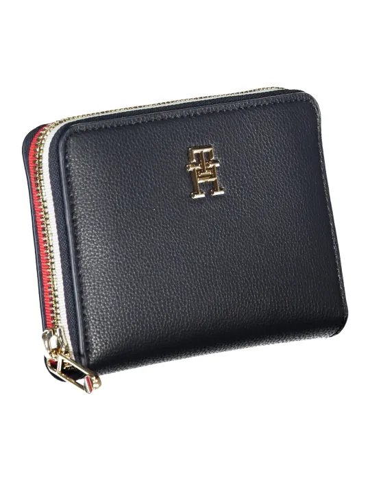 "Tommy Hilfiger Geldbörsen im Sale | Tommy Hilfiger Damen-Geldbörse AW0AW16092_BLDW6 – Stilvolle, Nachhaltige Geldbörse aus Recyceltem Polyester mit 5 Fächern,  online kaufen"|Planet-Deluxe