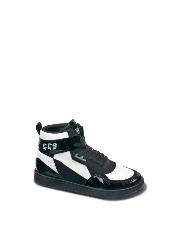 Schwarze Cavalli Class High-Top Sneaker Schwarze Cavalli Class High-Top Sneaker