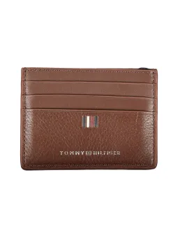 Eleganter Tommy Hilfiger Kartenhalter, Braun, Brieftasche