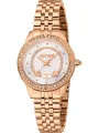 Gelbe Just Cavalli Diamant Damenuhr