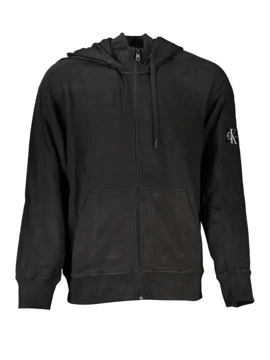"Calvin Klein Sweatshirts im Sale | CALVIN KLEIN HERREN-SWEATSHIRT MIT SCHWARZEM ZIP online kaufen"|Planet-Deluxe