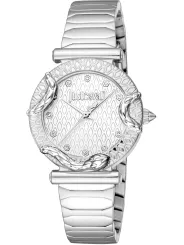 Just Cavalli silberne Herrenuhr Grau
