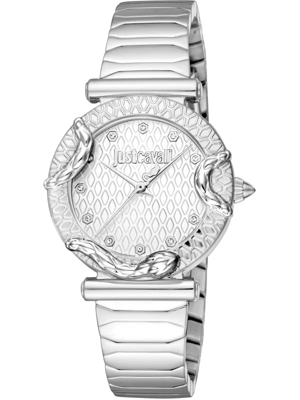 Just Cavalli silberne Herrenuhr Grau Just Cavalli silberne Herrenuhr Grau