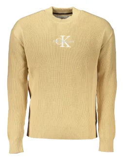 Calvin Klein Classic Gelb Pullover – Stilvoll & Komfortabel