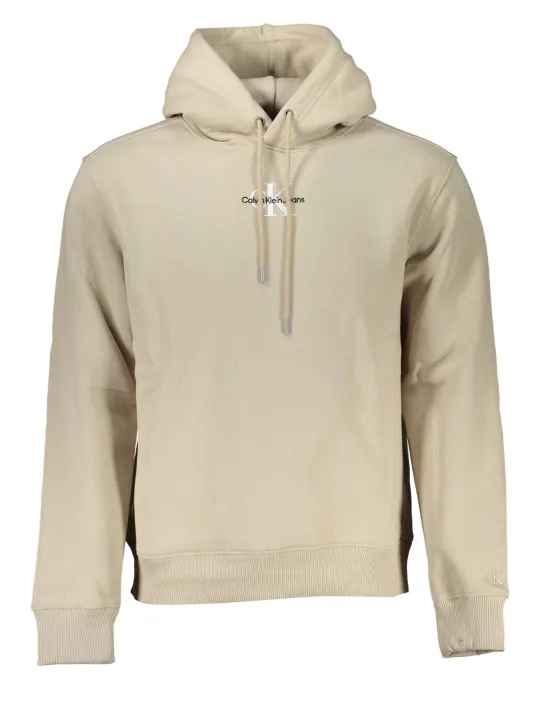 "Calvin Klein Sweatshirts im Sale | Calvin Klein Hoodie Beige Nachhaltig Komfortabel online kaufen"|Planet-Deluxe