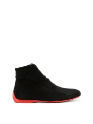 Schwarze Sparco Monza Sneaker rot
