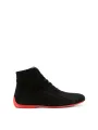 Schwarze Sparco Monza Sneaker rot