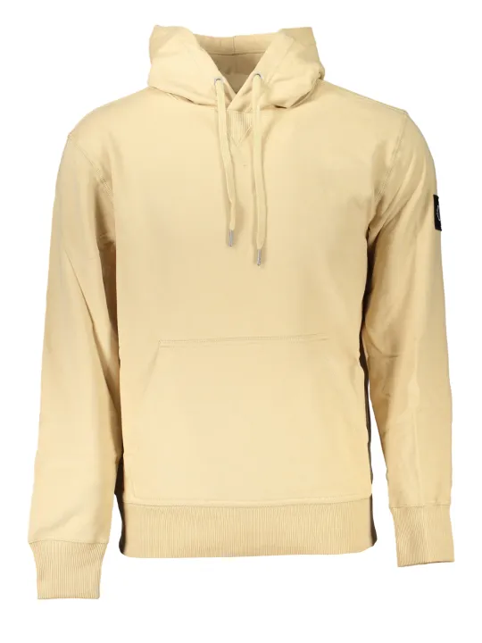 "Calvin Klein Sweatshirts im Sale | Calvin Klein Beige Hoodie Eleganz online kaufen"|Planet-Deluxe