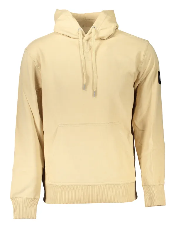 "Calvin Klein Sweatshirts im Sale | Calvin Klein Beige Hoodie Eleganz online kaufen"|Planet-Deluxe