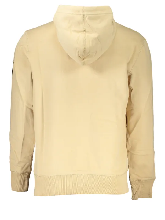 "Calvin Klein Sweatshirts im Sale | Calvin Klein Beige Hoodie Eleganz online kaufen"|Planet-Deluxe