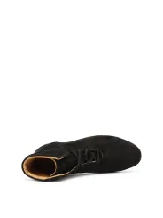 Schwarze rotweisse Sparco Monza Sportschuhe