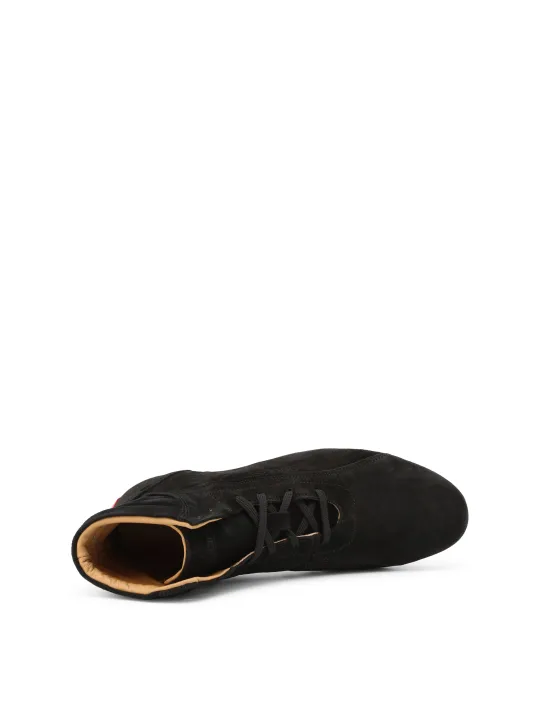 Schwarze rotweisse Sparco Monza Sportschuhe