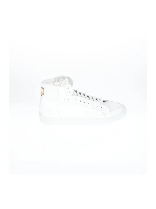 Weiße hohe Pantofola D'Oro Sneaker
