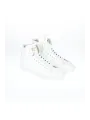 Weiße High-Top-Sneakers mit Stern