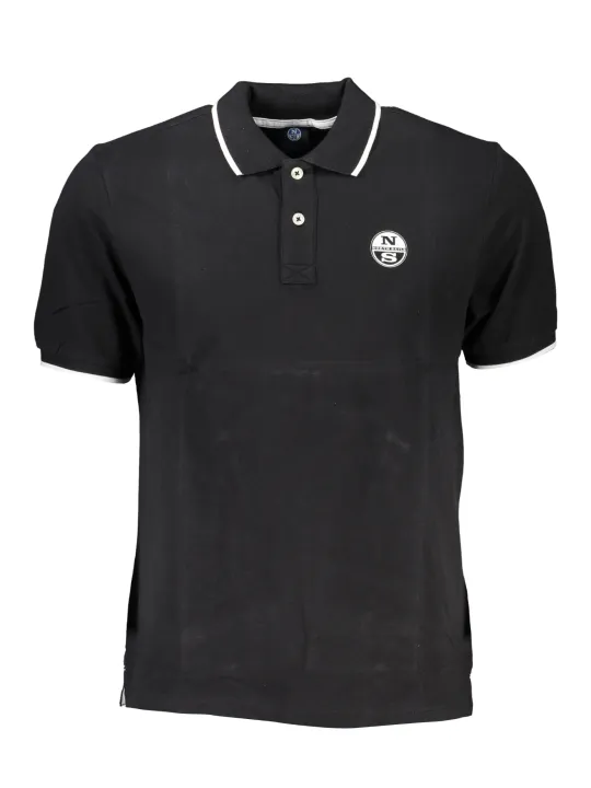 "North Sails Startseite im Sale | NORTH SAILS SCHWARZES KURZÄRMELIGES POLOSHIRT FÜR HERREN online kaufen"|Planet-Deluxe