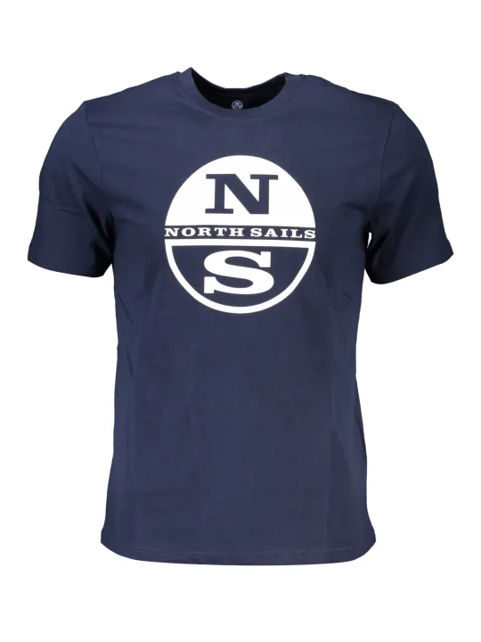 "North Sails T-Shirts im Sale | North Sails Marineblaues Segel-T-Shirt Kurzarm online kaufen"|Planet-Deluxe
