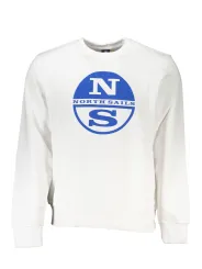 "North Sails Startseite im Sale | NORTH SAILS WEISSES SWEATSHIRT FÜR HERREN MIT REISSVERSCHLUSS online kaufen"|Planet-Deluxe