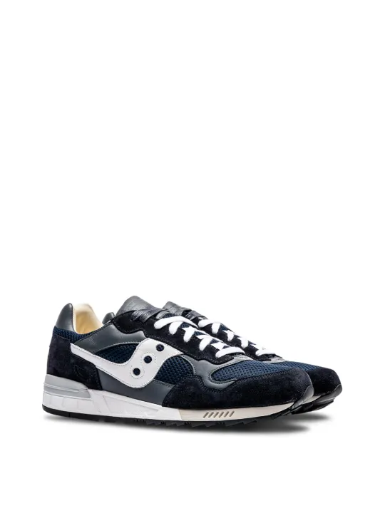 Blaue Saucony Shadow Sneaker Detailaufnahme