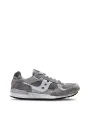 Graue Saucony-Laufschuhe mit Textur