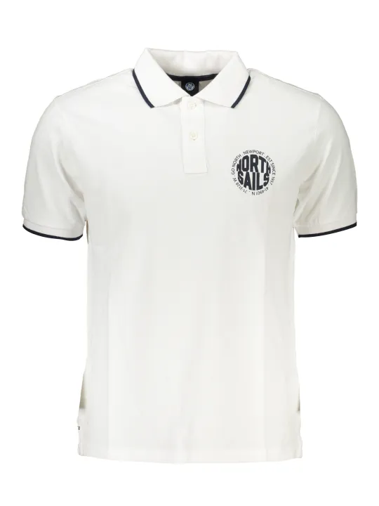 "North Sails Startseite im Sale | NORTH SAILS WEISSES KURZÄRMELIGES POLOSHIRT FÜR HERREN online kaufen"|Planet-Deluxe