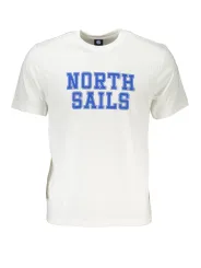 "North Sails T-Shirts im Sale | North Sails Weißes Segel-Tee – Komfort & Stil für Abenteurer online kaufen"|Planet-Deluxe
