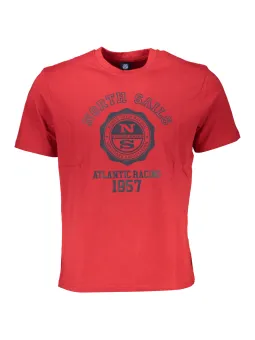"North Sails Rotes Logo-T-Shirt – Stilvoll & Bequem"