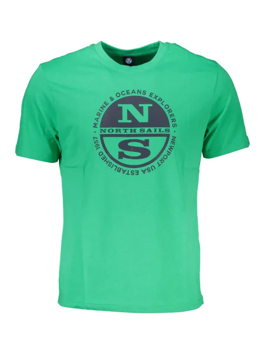 "North Sails T-Shirts im Sale | North Sails Green Sea Spirit T-Shirt online kaufen"|Planet-Deluxe