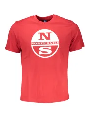 "North Sails T-Shirts im Sale | North Sails Rotes Kurzarm TShirt online kaufen"|Planet-Deluxe