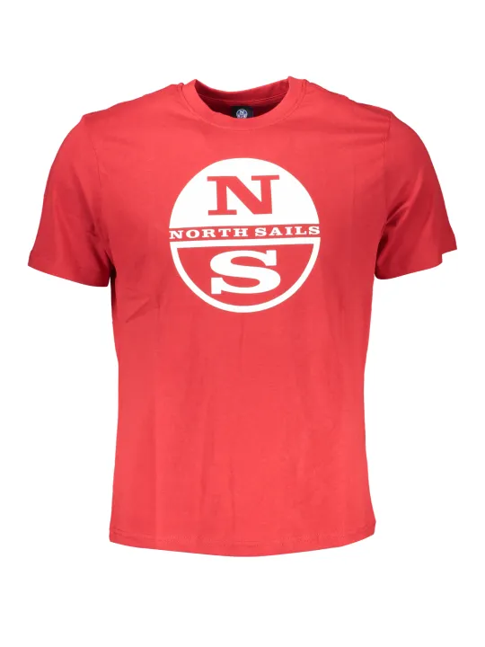 "North Sails T-Shirts im Sale | North Sails Rotes Kurzarm TShirt online kaufen"|Planet-Deluxe