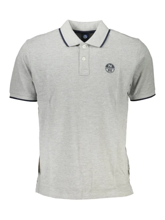 "North Sails Startseite im Sale | GRAUES KURZÄRMELIGES POLOSHIRT FÜR HERREN VON NORTH SAILS online kaufen"|Planet-Deluxe