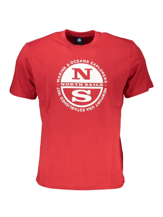 "North Sails T-Shirts im Sale | North Sails Marine Explorer Rot T-Shirt online kaufen"|Planet-Deluxe