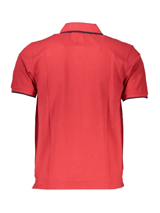 "North Sails Poloshirts im Sale | North Sails Red Contrast Polo Shirt online kaufen"|Planet-Deluxe