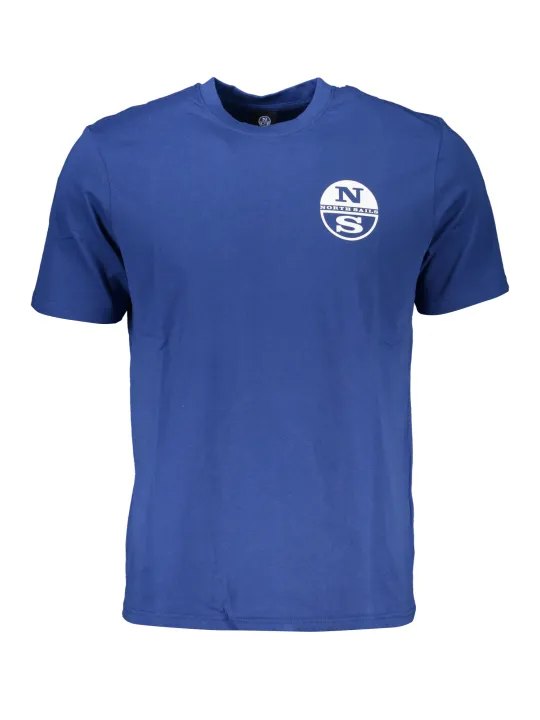 "North Sails T-Shirts im Sale | North Sails Blau Kurzarm TShirt mit Logo online kaufen"|Planet-Deluxe