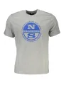 "North Sails T-Shirts im Sale | North Sails Graues Kurzarmshirt mit Meeresmotiv online kaufen"|Planet-Deluxe