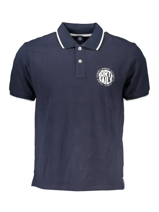 "North Sails Poloshirts im Sale | North Sails Marineblau Polo mit Kontrastdetails online kaufen"|Planet-Deluxe