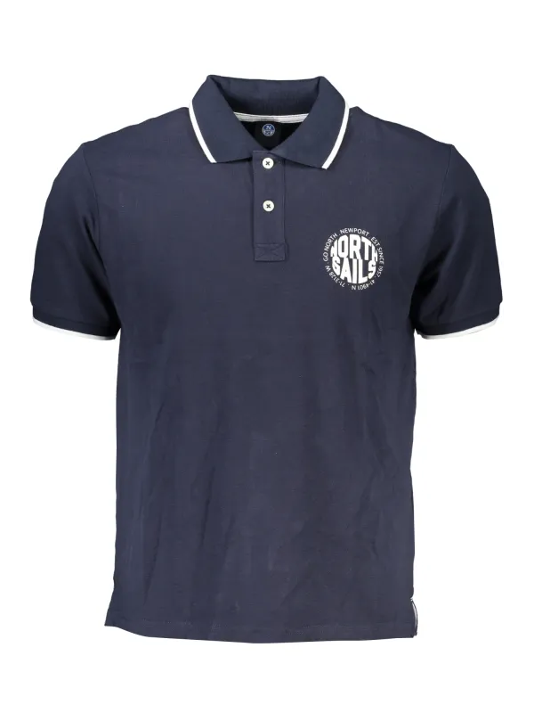 "North Sails Poloshirts im Sale | North Sails Marineblau Polo mit Kontrastdetails online kaufen"|Planet-Deluxe