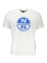 "North Sails T-Shirts im Sale | North Sails Maritim Weiß T-Shirt Kurzarm  online kaufen"|Planet-Deluxe