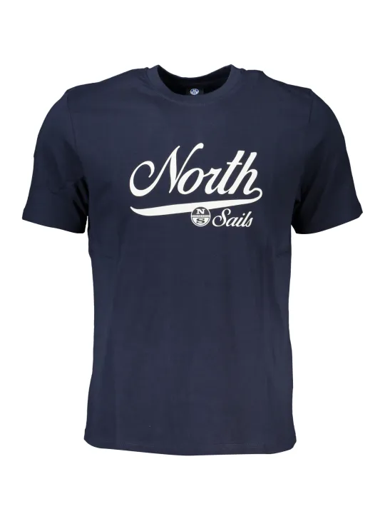 "North Sails T-Shirts im Sale | North Sails Blaues Kurzarm-T-Shirt für Segelfans online kaufen"|Planet-Deluxe