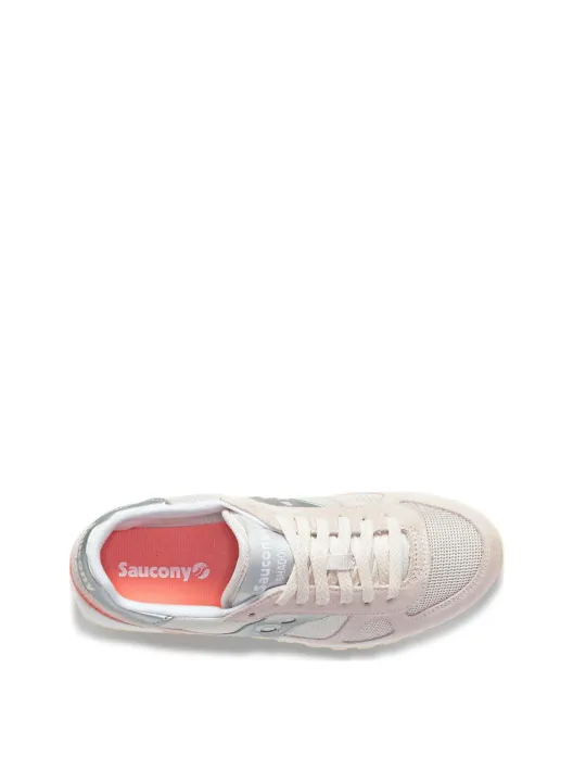 Weiße Saucony Rosa Sneaker Detailansicht