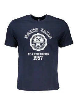 "North Sails Blaues Logo-T-Shirt - Sportlich & Stylisch"