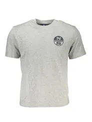 "North Sails T-Shirts im Sale | North Sails Graues Komfort-T-Shirt online kaufen"|Planet-Deluxe