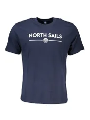 "North Sails T-Shirts im Sale | North Sails Blau T-Shirt Kurzarm Segelstil online kaufen"|Planet-Deluxe